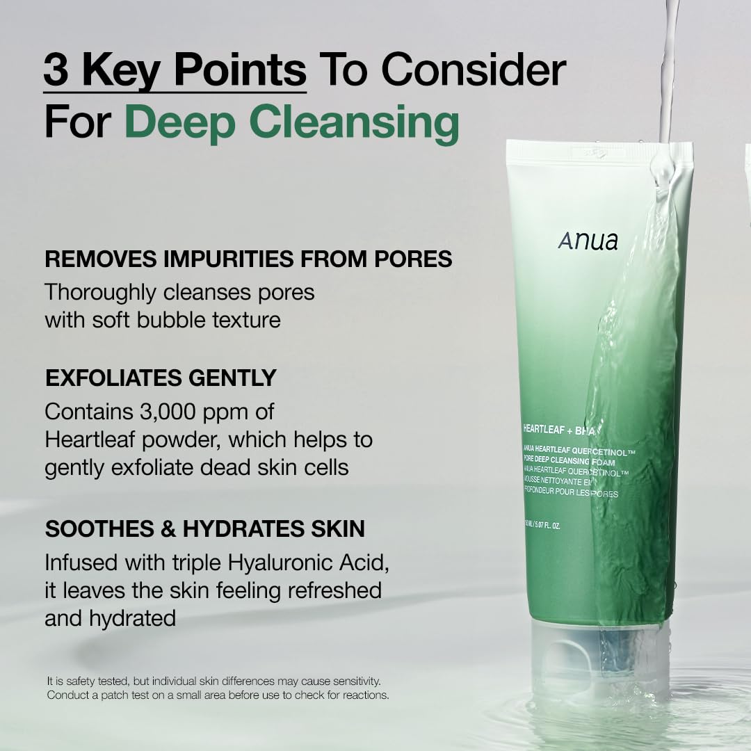 ANUA Heartleaf™ facial cleanser