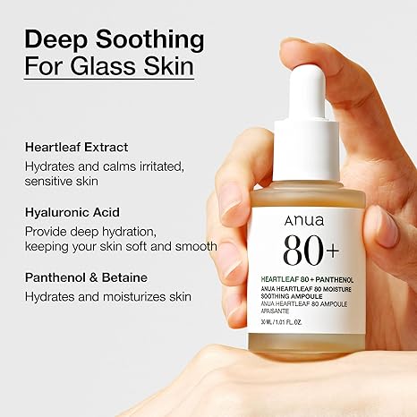 Anua Heartleaf™ 80+ Soothing Ampoule, essemce