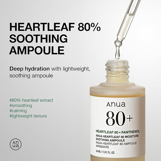 Anua Heartleaf™ 80+ Soothing Ampoule, essemce