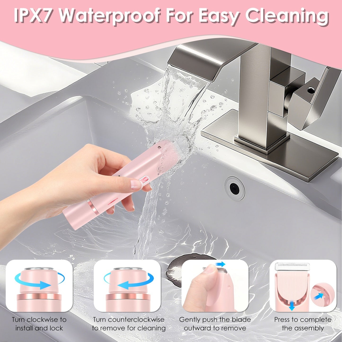 Trimora™- Innovative Dual-Head Technology for Ultimate Skin Smoothness